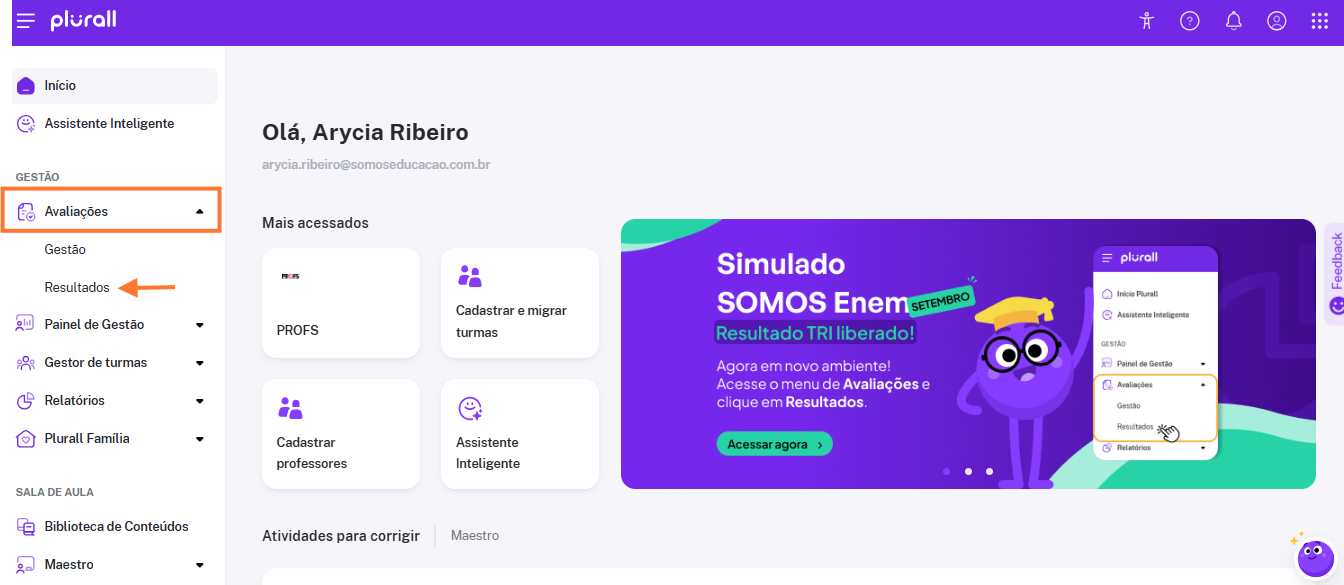 Como acessar os resultados e relatórios de avaliações – Central de ...
